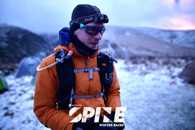 Phil Harris in the Spine race
