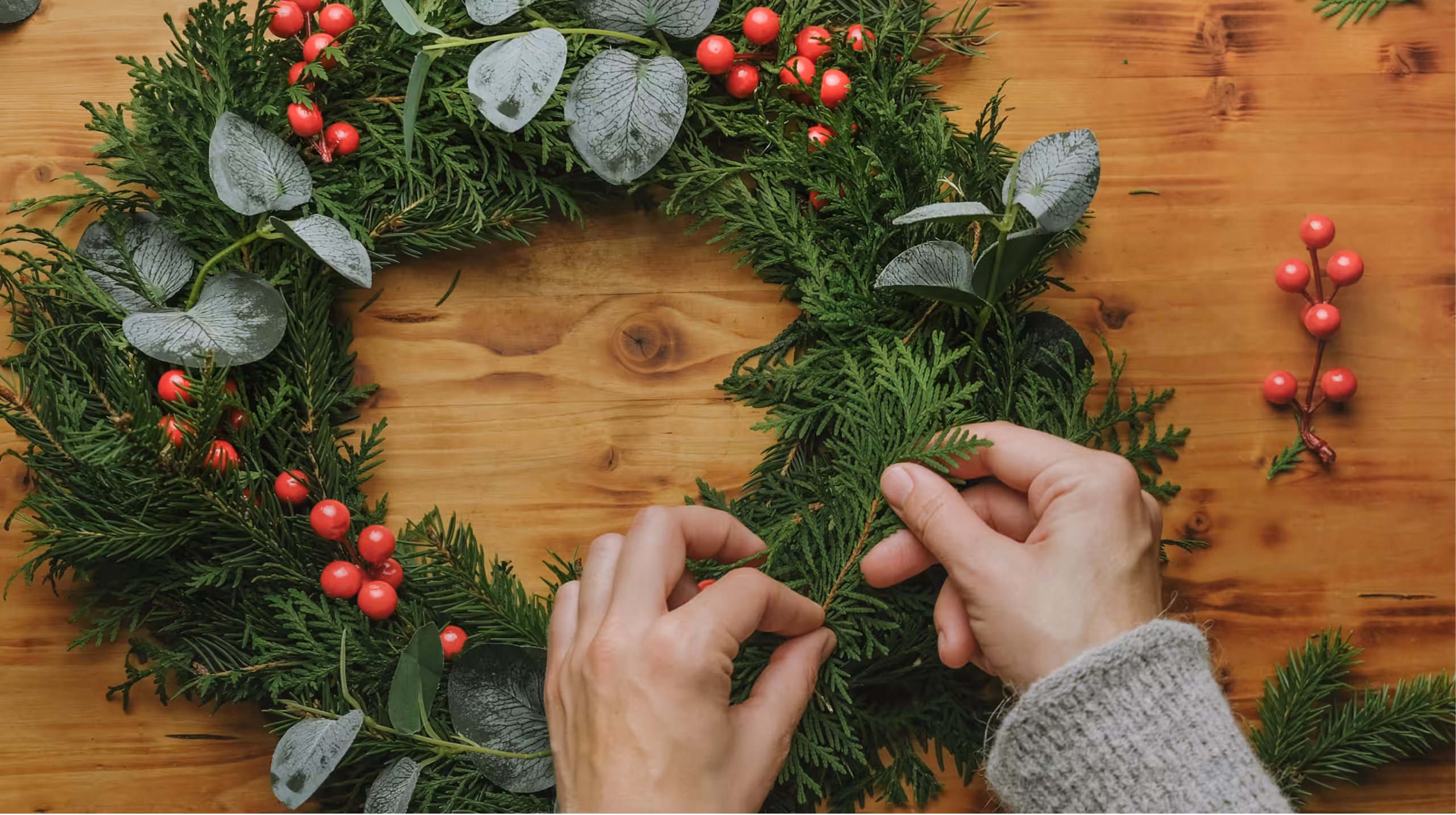 making an advent wreath